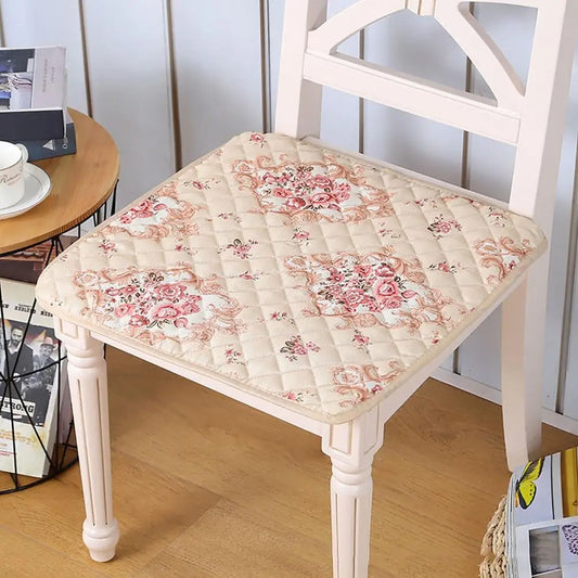 Chair Cushion With Straps Decorative Polyester
