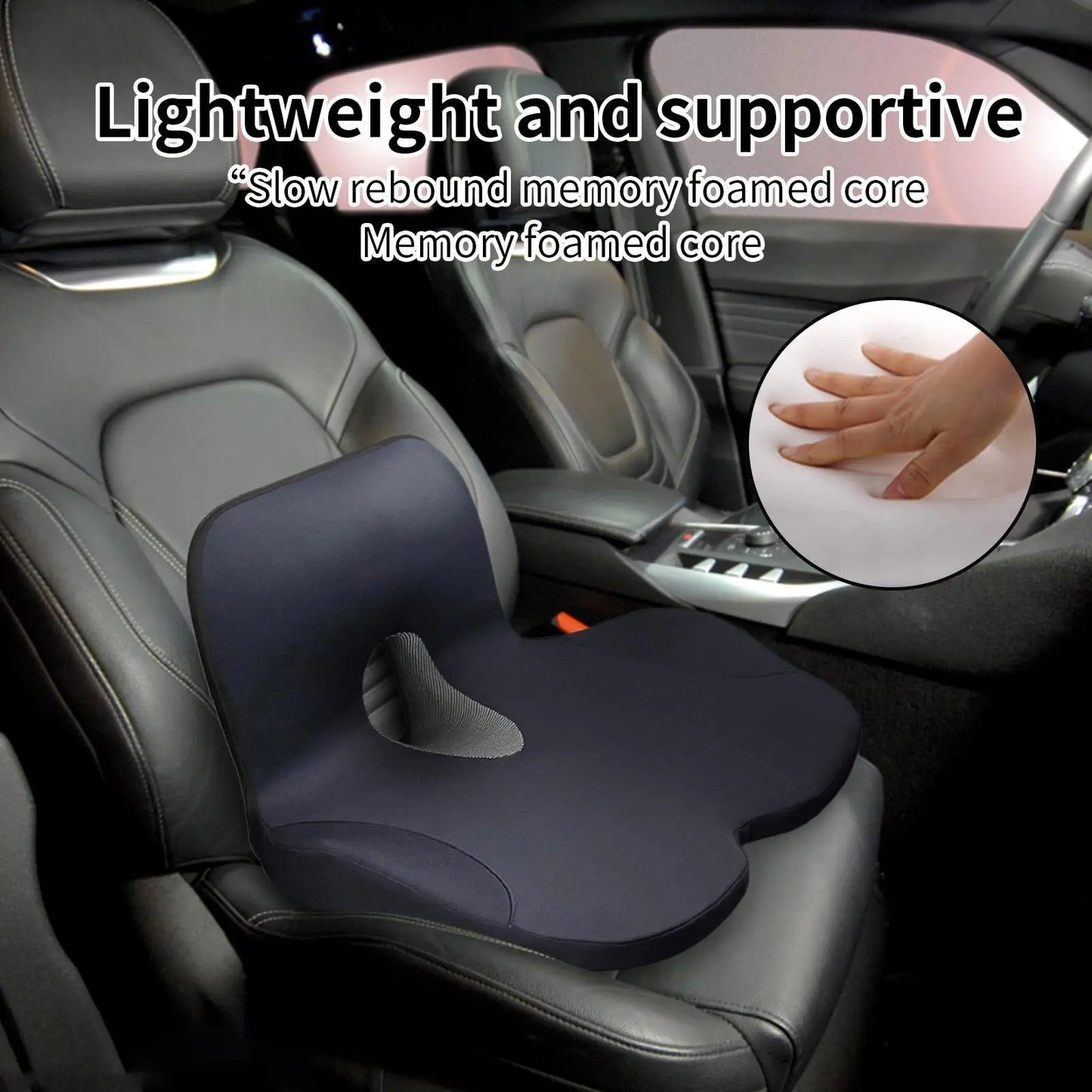 L-Shaped Memory Foam Car Seat